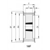 Шкив зубчатый 14M-115F Z 34 TB 2517 St, BEA
