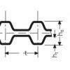 Ремень зубчатый двухсторонний 1400DH