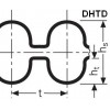 Ремень зубчатый двухсторонний DHTD 1200 D8M