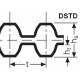 Ремень зубчатый двухсторонний DSTD 1000 DS8M
