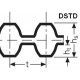 Ремень зубчатый двухсторонний DSTD 1912 DS8M