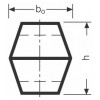 Ремень шестигранный клиновой AA 86